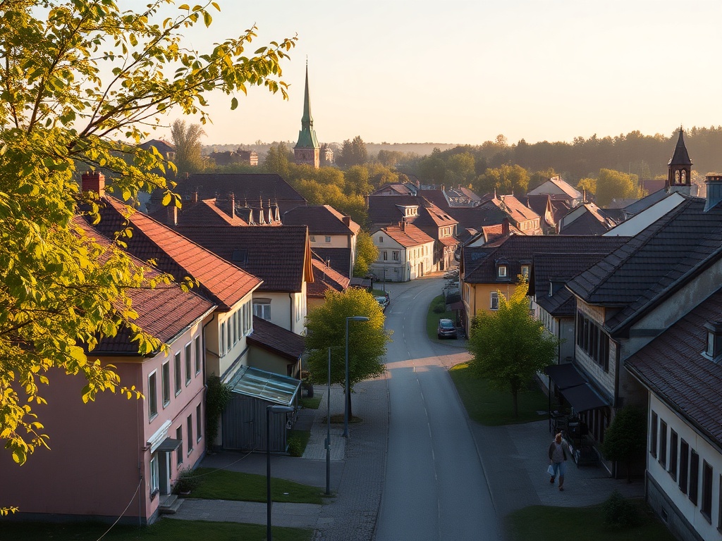Bocian czarno-biały z rozłożonymi skrzydłami lądujący na gniździe na tle nieba
