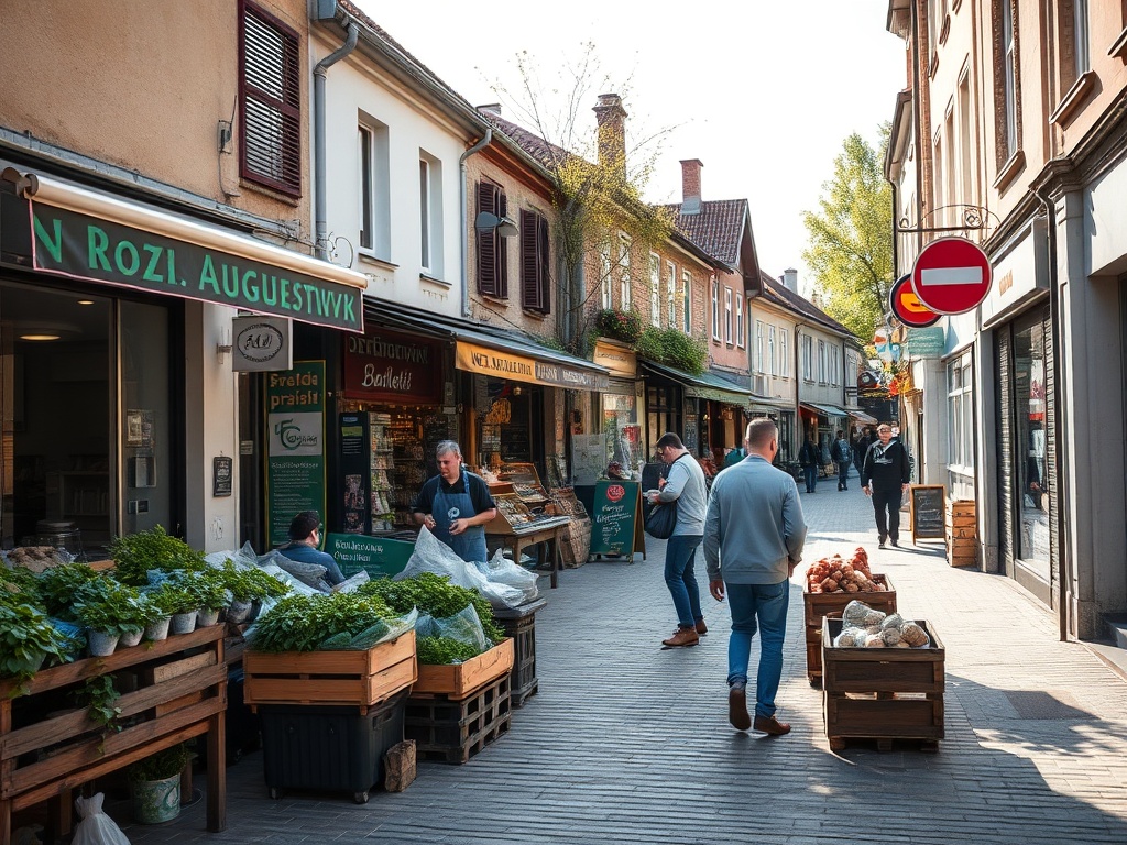 Pracownik Wodociągu Augustów kontroluje jakość wody w ramach projektu poprawy jakości wody